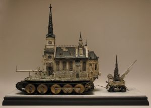 Церковь-танк: скульптура Криса Кукзи